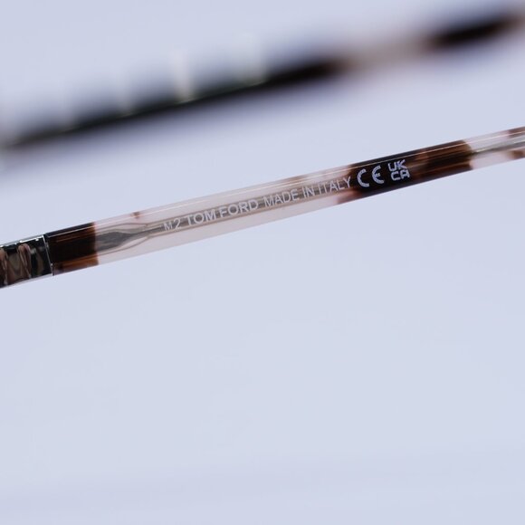 Tom Ford Simona FT0717 55G Sunglasses Havana Cat Eye Frame, Champagne Lenses - Picture 6 of 9